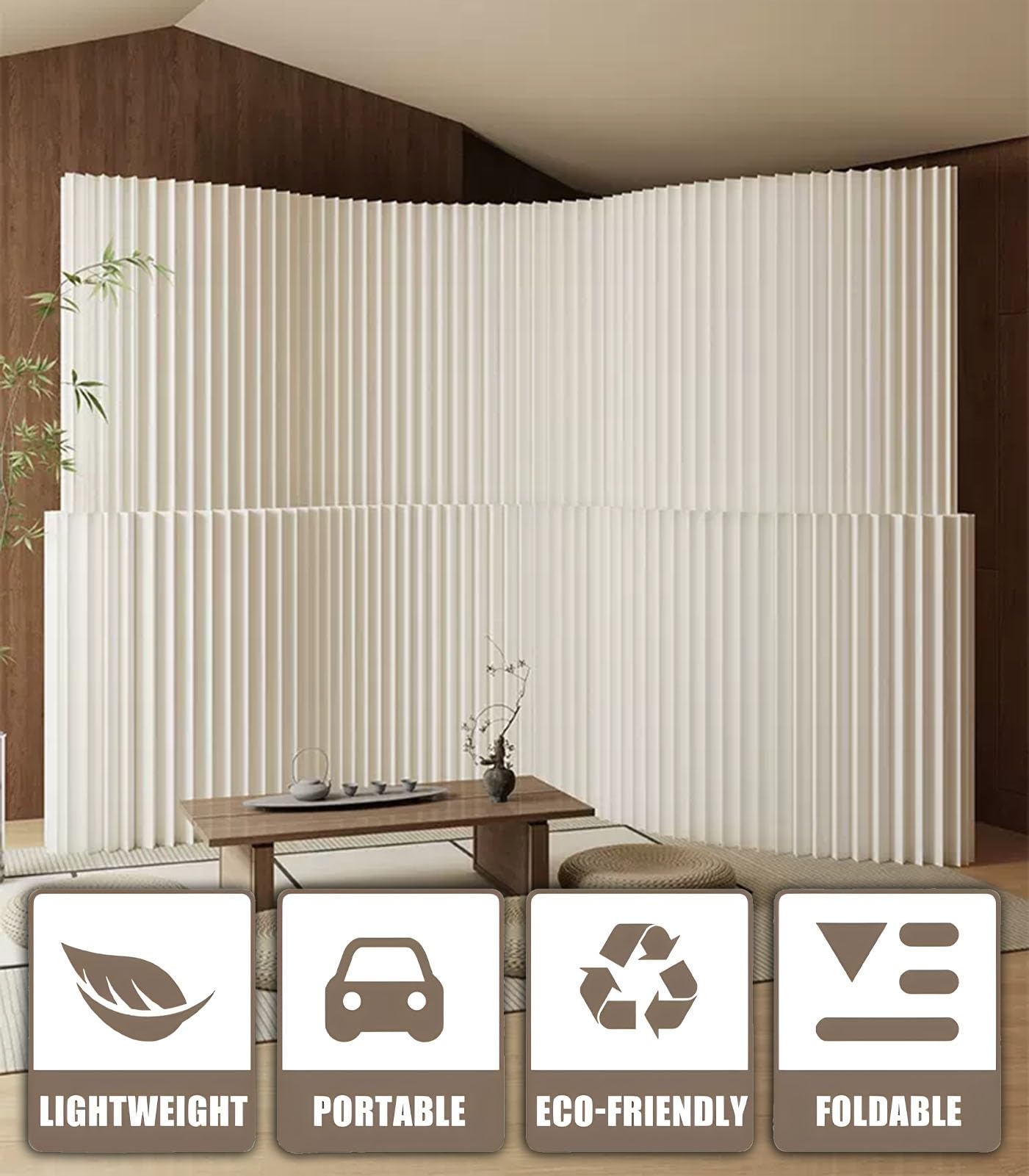 Amazon.co.jp: パーテーション 折りたたみ式ルームスクリーン